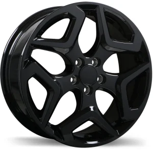 Replika – R255 – Black – 17″x7″ 55mm – All weather Wheels – R255-1770-80BN+55C561
